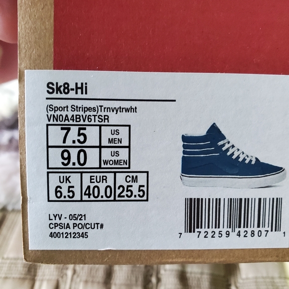 Vans Sport Stripes Sk8-HI (CL) - Picture 2 of 12